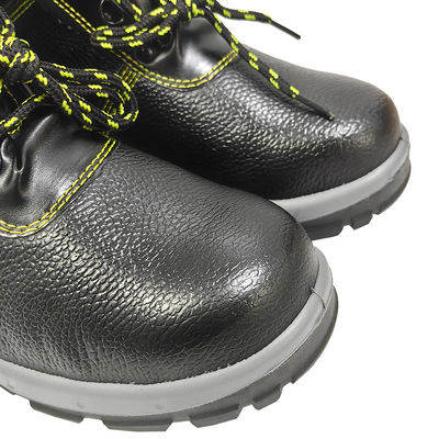 Pria Hitam Anti Smashing Anti Piercing Sepatu Keamanan Baja Perlindungan Kaki Sepatu Asam dan alkali tahan Sepatu Kerja