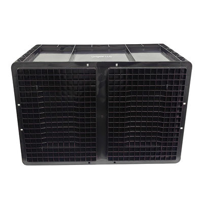 600*400*230mm Hitam ESD Kotak Plastik Antistatik Kotak Bagian Elektronik Kotak Anti-statik Kotak untuk Industri Elektronik