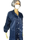 Economic ESD Safe Clothing Anti Static Lab Coat Ringan Untuk Area Lindung ESD