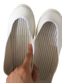 Sepatu Anti Statis Cleanroom Untuk Sepatu Bot ESD Lengan Panjang Kulit Putih Atas