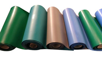 Disipatif Statis ESD Aman Bahan Vinyl ESD Lantai Tikar Permukaan Halus Atau Bertekstur