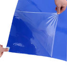 Blue PE Disposable Sticky Mats 30 Layers Peelable Untuk Pintu Masuk Cleanroom