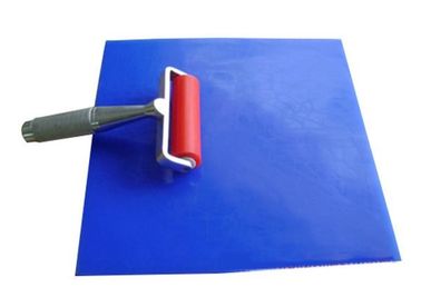 Tikar Lengket Biru Dapat Digunakan Kembali Bahan Silikon Tikar Lantai Norak Ukuran 600X900mm