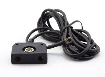Kabel Pembumian ESD Hitam Untuk Terminal Pembumian Cincin Tali Pergelangan Tangan Operator Ganda