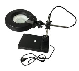 ESD Safe Fluorescent Illuminated Magnifying Lamp Lensa Desktop T9 22 Watt