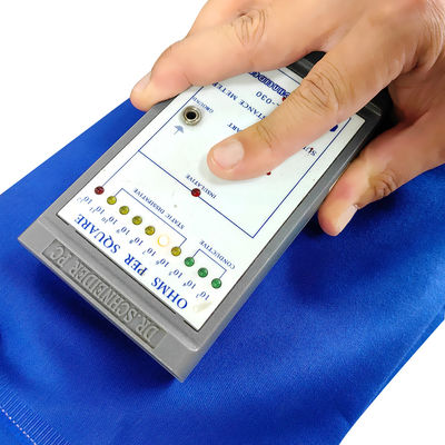 Biru 100% Katun Kain Anti-statis tahan api Kain ESD anti-statis tahan api