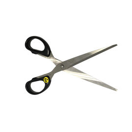 7 &quot;Panjang Keseluruhan ESD Gunting Hitam Konduktif ABS Menangani Pisau Stainless Steel
