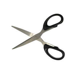 7 &quot;Panjang Keseluruhan ESD Gunting Hitam Konduktif ABS Menangani Pisau Stainless Steel