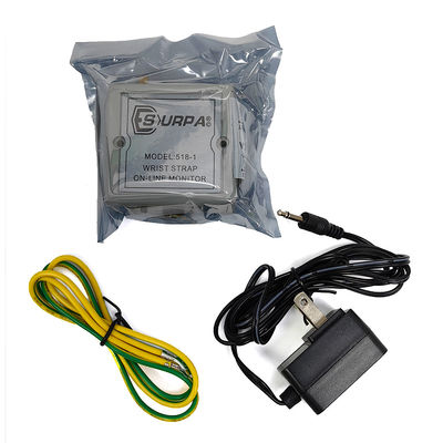 Authentic SURPA 518-1 Electrostatic Ring Online Monitor Anti-statis Pergelangan tangan Alarm Grounding Monitor