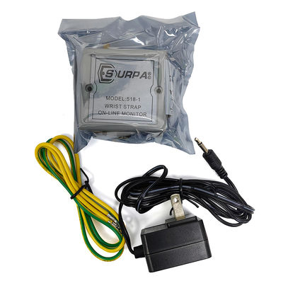 Authentic SURPA 518-1 Electrostatic Ring Online Monitor Anti-statis Pergelangan tangan Alarm Grounding Monitor