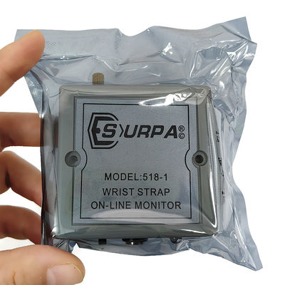 Authentic SURPA 518-1 Electrostatic Ring Online Monitor Anti-statis Pergelangan tangan Alarm Grounding Monitor