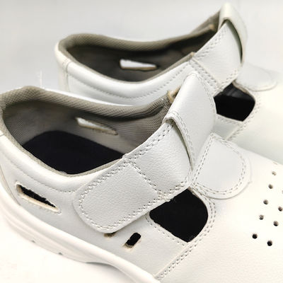 Putih PU Sol ESD Anti-statis Anti Smashing Sepatu Perlindungan Buruh Bernafas Anti-statis Baja Toe Safety Shoes