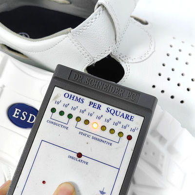 Putih PU Sol ESD Anti-statis Anti Smashing Sepatu Perlindungan Buruh Bernafas Anti-statis Baja Toe Safety Shoes