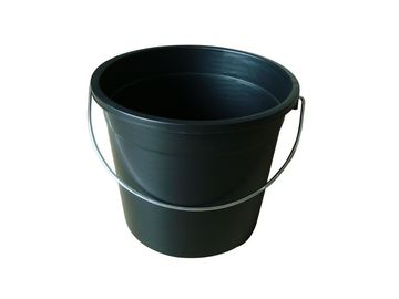 Gaya Tutup Tempat Sampah ESD Permanen / Keranjang Sampah Warna Hitam dengan Simbol ESD