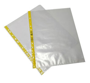 Dompet Dokumen Polyethylene A4 A3 Esd 11 Lubang Dompet File Tepi Kuning Lembut