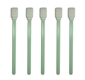 Cleanroom ESD Safe Swab Polyester Tip Polypropylene Handle Untuk Membersihkan Permukaan Luas
