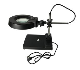 ESD Safe Fluorescent Illuminated Magnifying Lamp Lensa Desktop T9 22 Watt