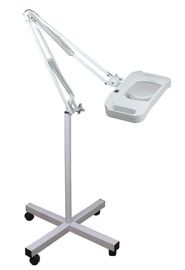 3 Diopter / 5 Diopter Lampu Pembesar Lantai Berdiri Kaca Pembesar Dengan Cahaya