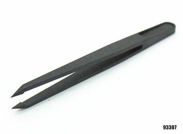 Pinset Hitam Anti Statis Ekonomi 933 Seri Ujung Datar Titik Tajam Semua Tersedia