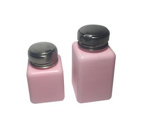 Putih Biru Merah Muda ESD Dispenser HDPE Solvent Dispenser Tekan Botol