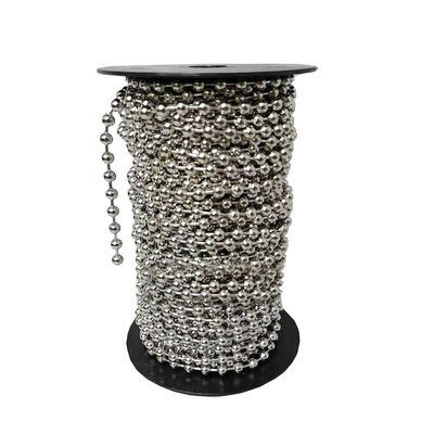 Jarak 8cm Konduktif Pintu Tirai Lebar 2m * Tinggi 1m Diameter 6mm Statik Konduktif stainless steel Bead Tirai