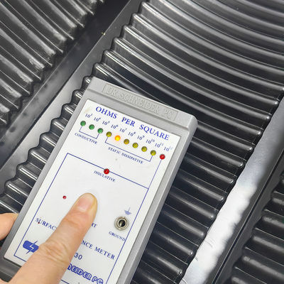 Anti-statis Konduktif ESD Listrik PCB Sirkulasi Storage Tray ESD Plastik Tray
