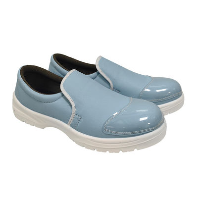 Cleanroom ESD Sepatu Keamanan Antistatik Baja Biru Kaki Bernafas Sepatu Anti-statis