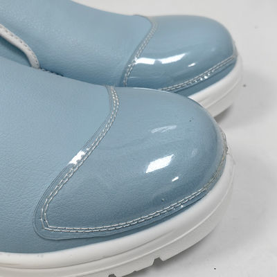 Cleanroom ESD Sepatu Keamanan Antistatik Baja Biru Kaki Bernafas Sepatu Anti-statis