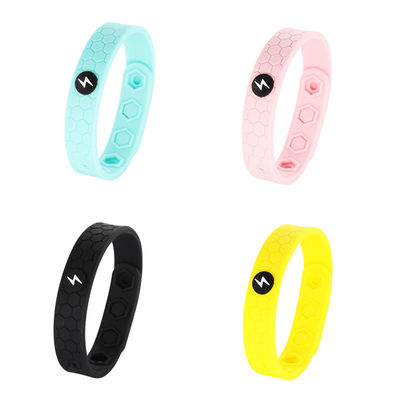 ESD Anti Static Wrist Strap Pergelangan tangan disesuaikan Meningkatkan Tidur Silicone Static Strap Bracelet