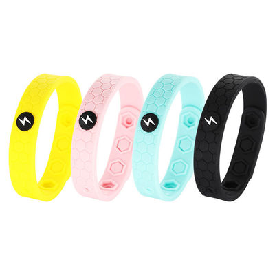 ESD Anti Static Wrist Strap Pergelangan tangan disesuaikan Meningkatkan Tidur Silicone Static Strap Bracelet