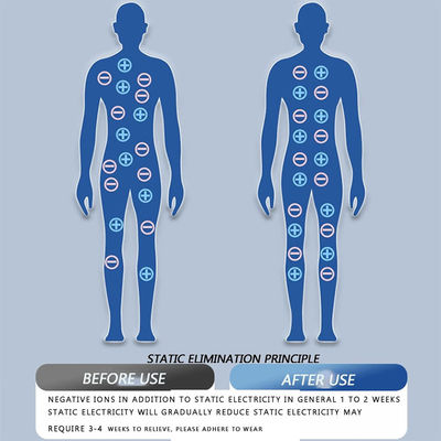ESD Anti Static Wrist Strap Pergelangan tangan disesuaikan Meningkatkan Tidur Silicone Static Strap Bracelet