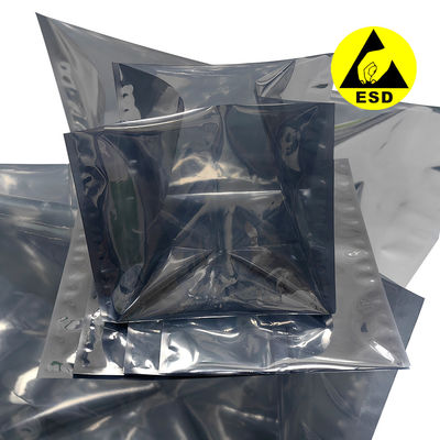 Tas Perisai Penghalang Kelembaban Tiga Dimensi Besar ESD Anti Static Shielding Plastic Packaging Bag