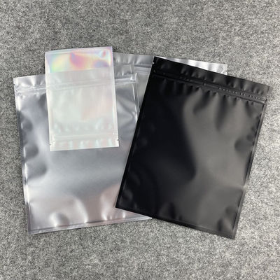 Matte Self Sealing Bag Solid Color Double-Sided Opaque Sealed Bag Aluminium Foil Plated Packaging Bag