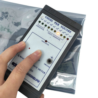 Desain yang disesuaikan Waterproof PE Bag ESD Shielding Bag untuk Microelectronics Packing