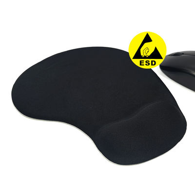 ESD Antistatik Meja Hitam Lembut tahan lama Silicone Wrist Rest Pad Mouse