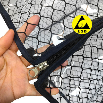 Kualitas tinggi Anti-statis PVC Grid Cover ESD SMT PCB Magazine Racks Cover Cocok untuk 355x320x563mm