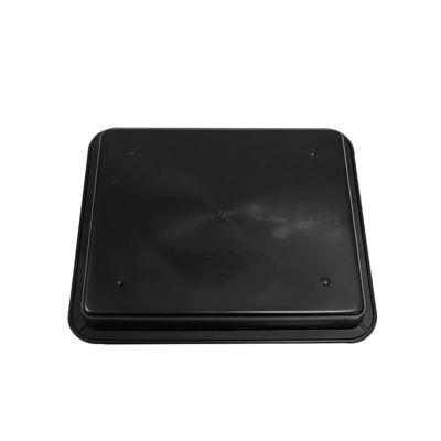 283x223x28mm Black Plastic Square Tray Anti-Static Tray Parts Box Turnover Box Pp Rubber Tray Klasifikasi Material Box Square Basin Frame Konduktif