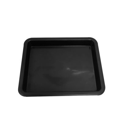 283x223x28mm Black Plastic Square Tray Anti-Static Tray Parts Box Turnover Box Pp Rubber Tray Klasifikasi Material Box Square Basin Frame Konduktif