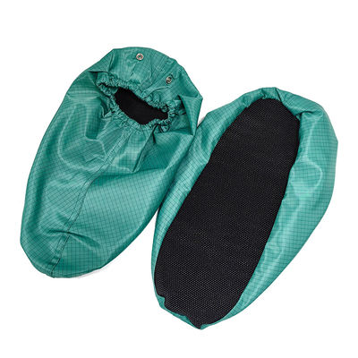 Cleanroom Green PVC Soft Sole ESD Workshop Pabrik Antistatic Anti-slip Cover Sepatu