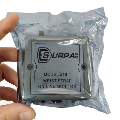 Anti Statis Wrist Strap Instrumen Pemantauan Online Surpa 518-1 Statis Cincin Grounding Automatic Alarm Tester