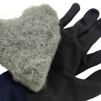 Hitam Biru Musim Dingin Olahraga Luar Ruangan Bekerja Lateks Dipenuhi Dengan Bubuk Cashmere Tangan Panas