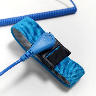 ESD Antistatic PVC Double Headed Buckle Wrist Strap 1.8M Panjang
