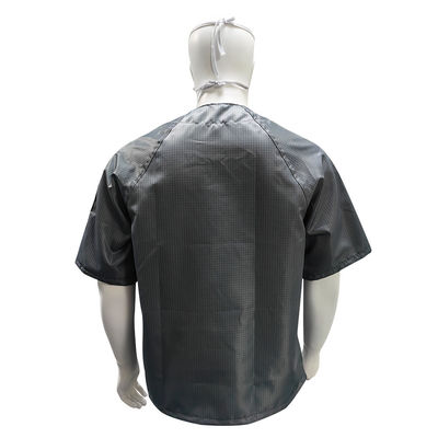 Grey Summer ESD Anti Static Jaket lengan pendek