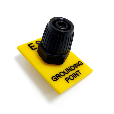 Fasilitas Bumi ESD 1x10mm Stud Yellow Grounding Plug Socket