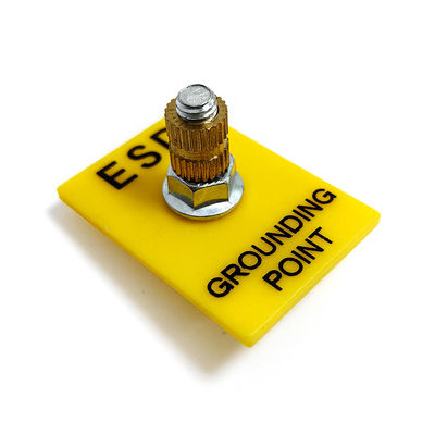 Fasilitas Bumi ESD 1x10mm Stud Yellow Grounding Plug Socket