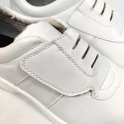 Tidak ada tali Velcro Desain Esd Sepatu keselamatan Karir baja tahan debu