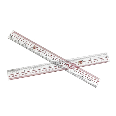 30cm Plastik Transparan ESD Ruler Antistatik Straight Ruler