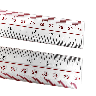 30cm Plastik Transparan ESD Ruler Antistatik Straight Ruler