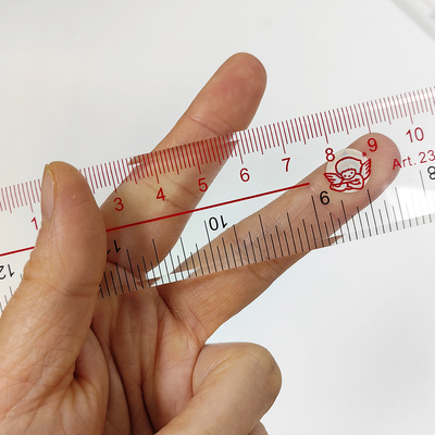 30cm Plastik Transparan ESD Ruler Antistatik Straight Ruler
