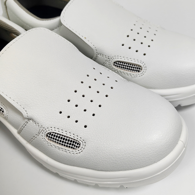 Sepatu Keselamatan Ujung Baja Antistatis ESD PU Outsole Industrial Cleanroom